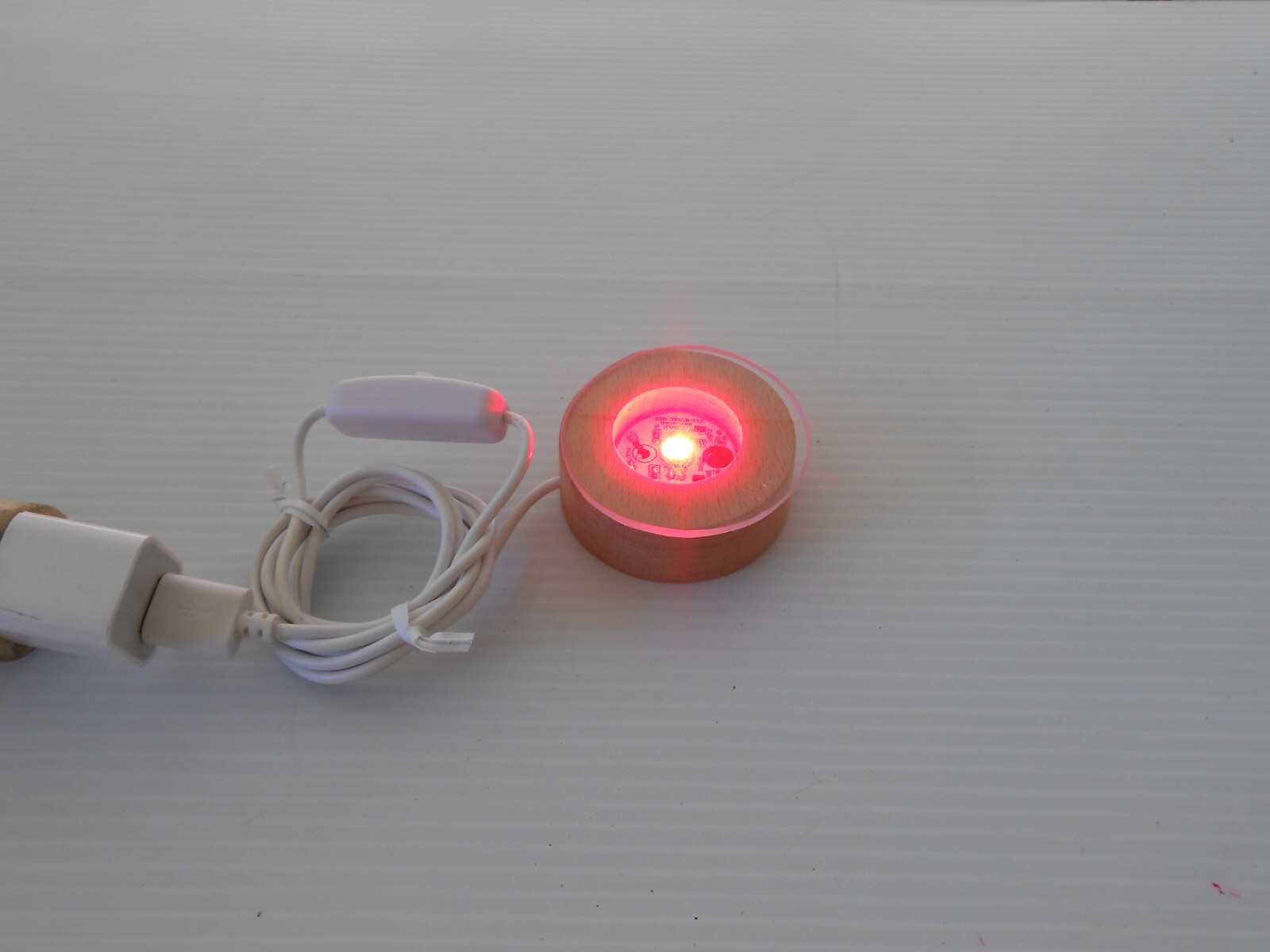 Color Changing L E D Glow Base T-1062