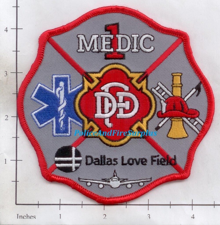 Texas - Dallas Love Field Medic 1 TX Fire Dept Patch