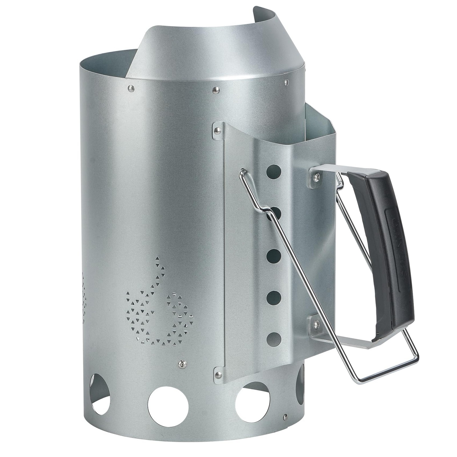 Charcoal Chimney Starter, Round BBQ Chimney Starter for Charcoal Grills Barbe...