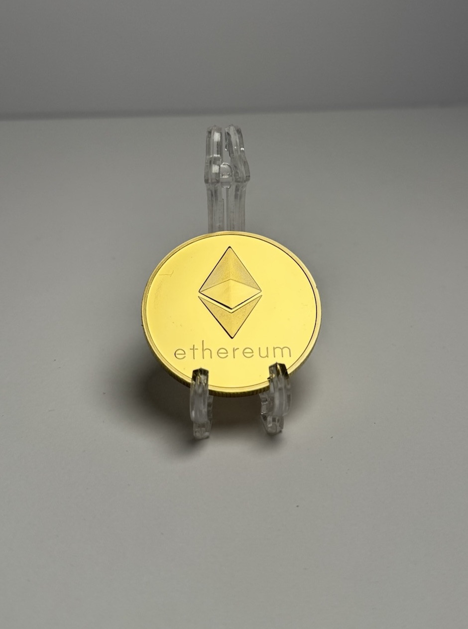 ETHEREUM (ETH) Commemorative Coin Limited Edition Collectible Coin-GOLD PLATED