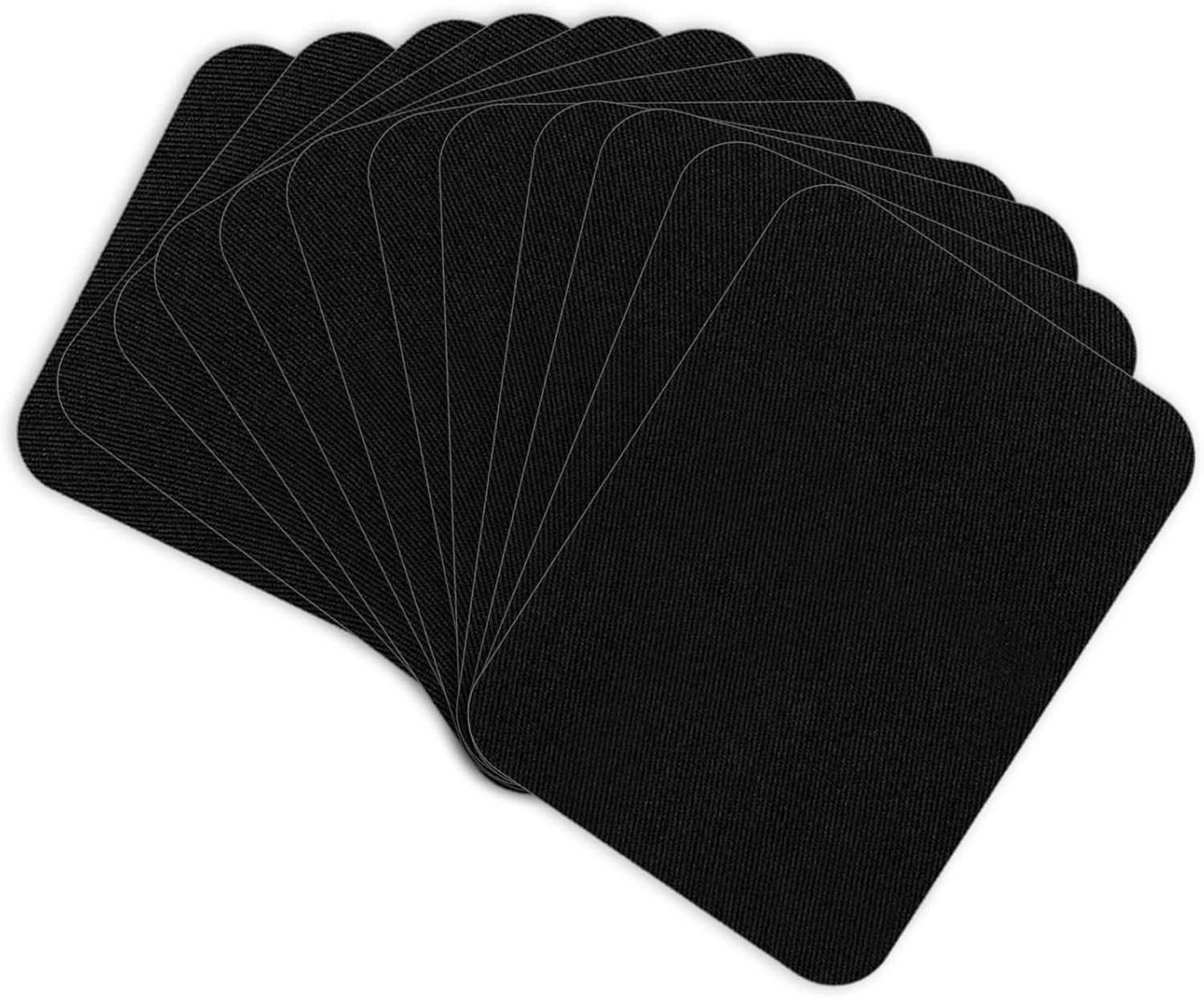 4 X 3 Inches Cotton Iron on Patches for Clothing inside & outside Repair, 12 Pcs