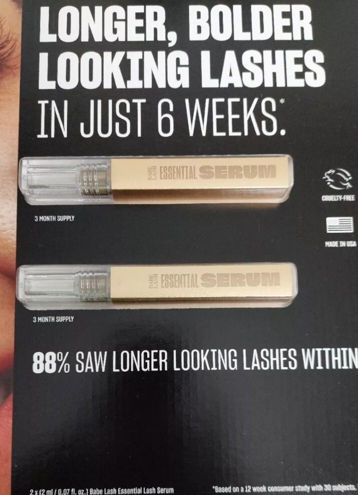 BabeLash Essential 2x 2ml 6 Month Supply NIB AUTHENTIC
