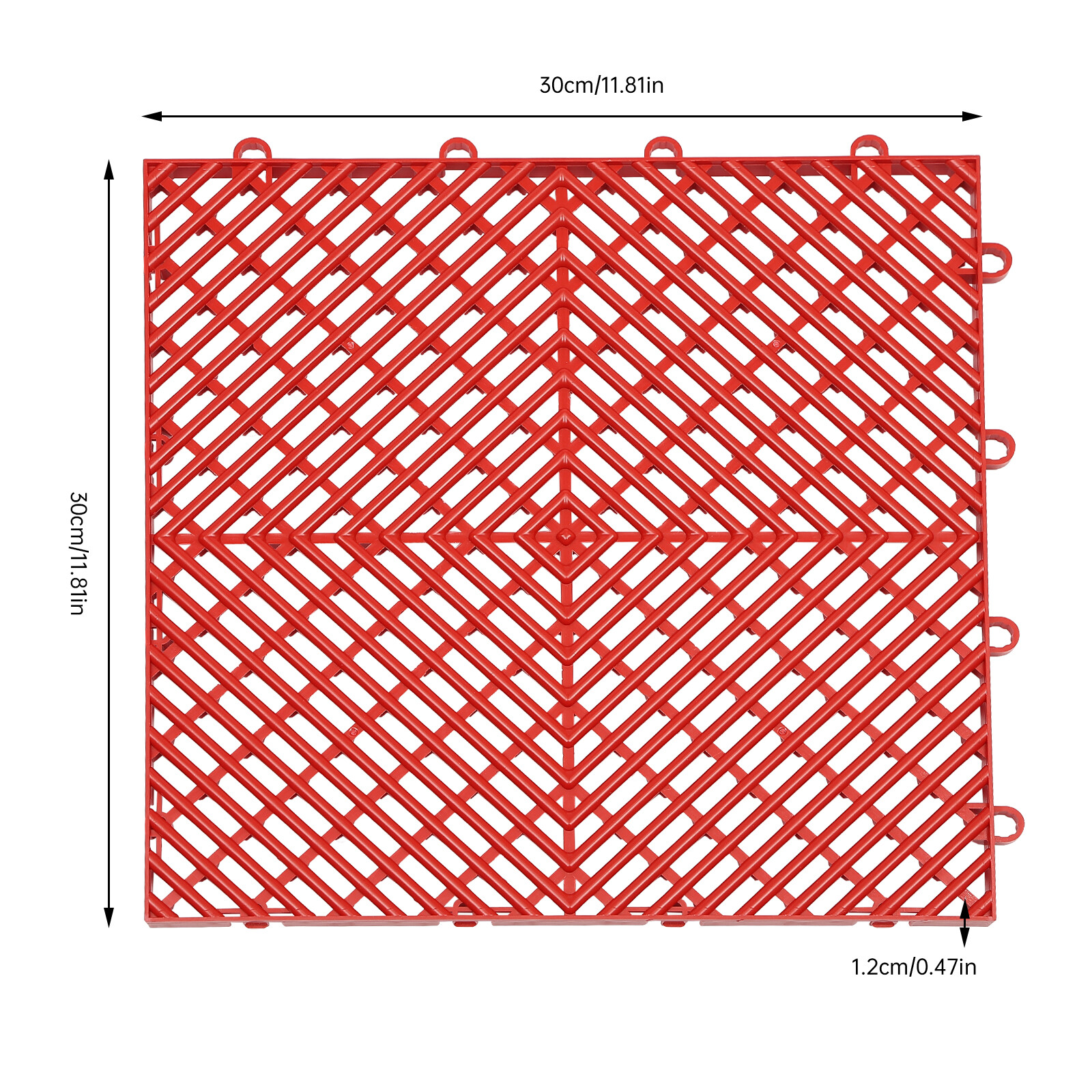 25PCS Interlocking Deck Tile Deck Flooring for Pool Bathroom Patio Garage