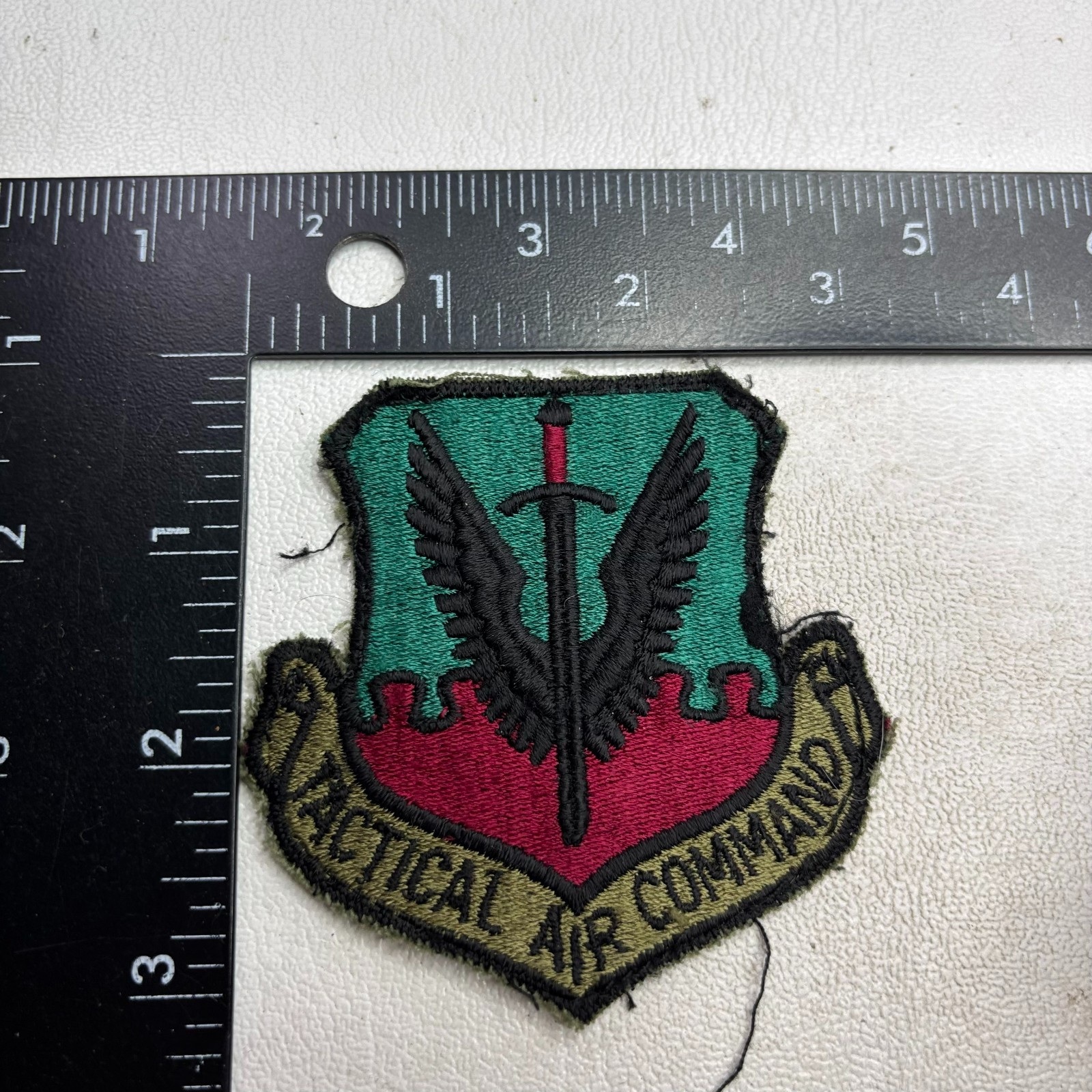 Vtg Subdued TACTICAL AIR COMMAND USAF US Air Force Patch Military 66XB