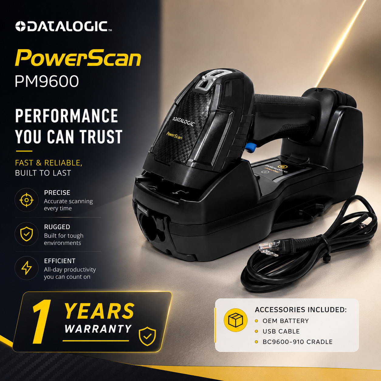 Refurbished⚜️Datalogic Barcode Scanner  - Similar to PD9630-ARK1, PM9600-HP