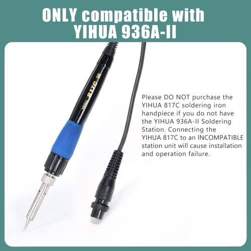 817C Replacement Soldering Iron Handpiece/Handle for 936A-II Soldering