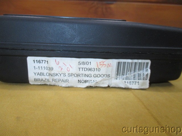 Taurus Model PT111 Semi Auto Pistol Black Plastic Case Only