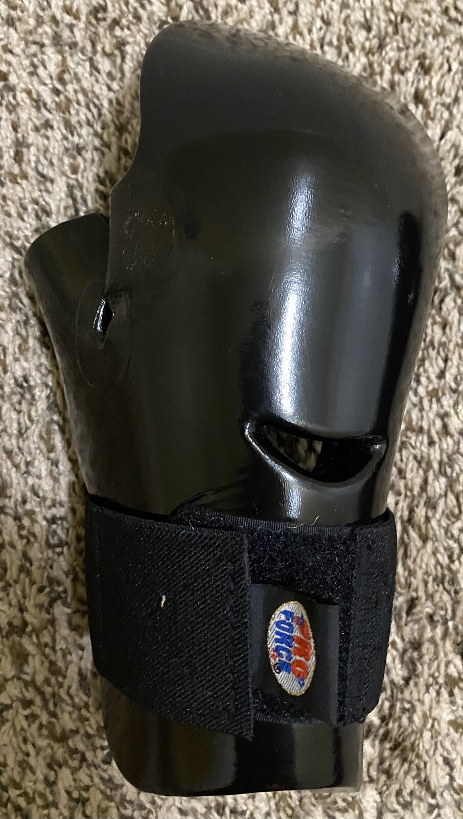Lighting By Proforce Black Karate Sparring Gloves