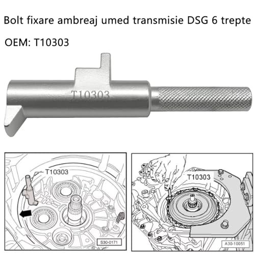 T10303 DSG Clutch Retaining Bar Compatible with VW Audi VAG DSG 02E 6 Speed