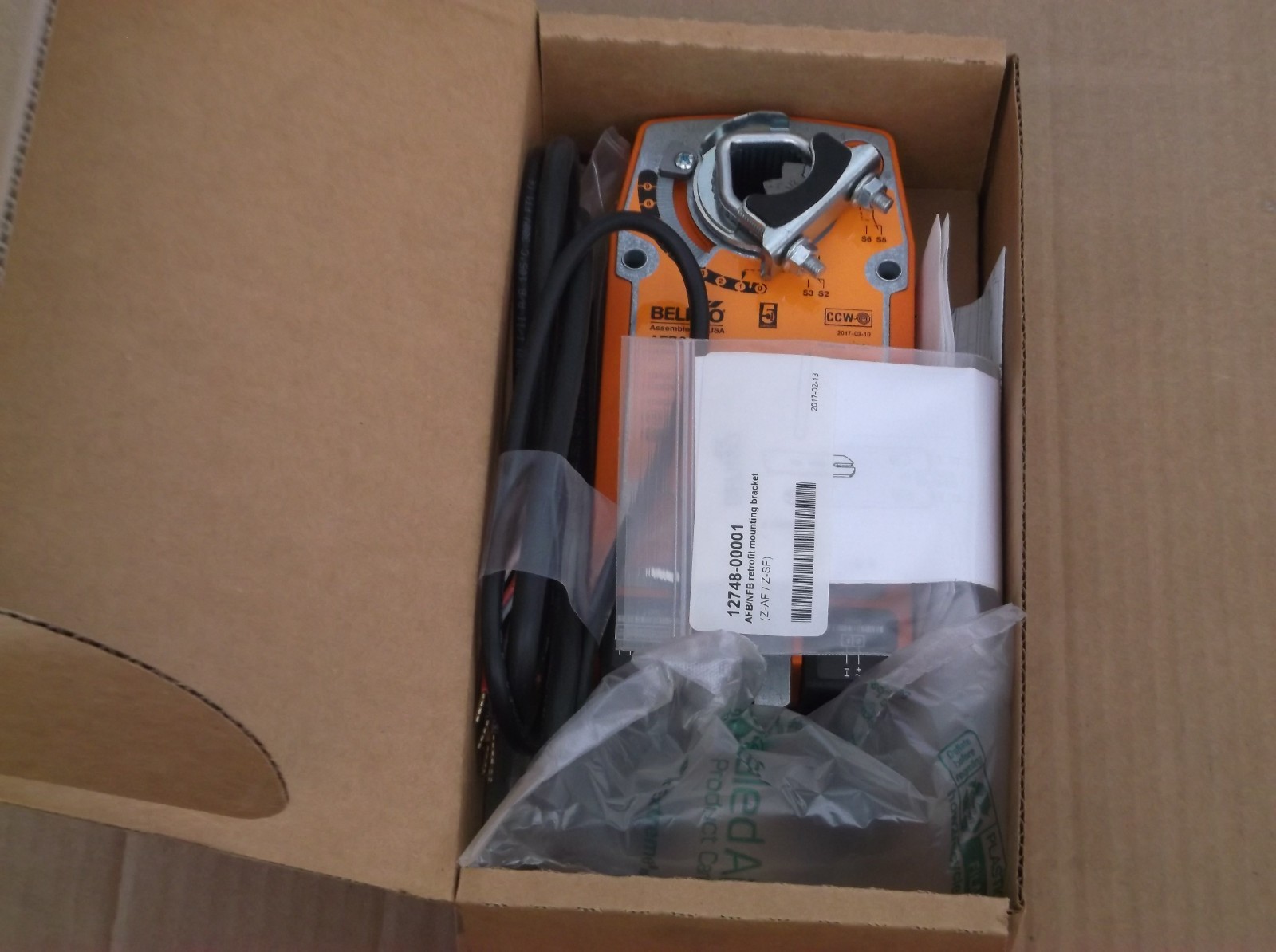 Belimo AFB24-S Spring Return Actuator 24 V AC/DC  NEW