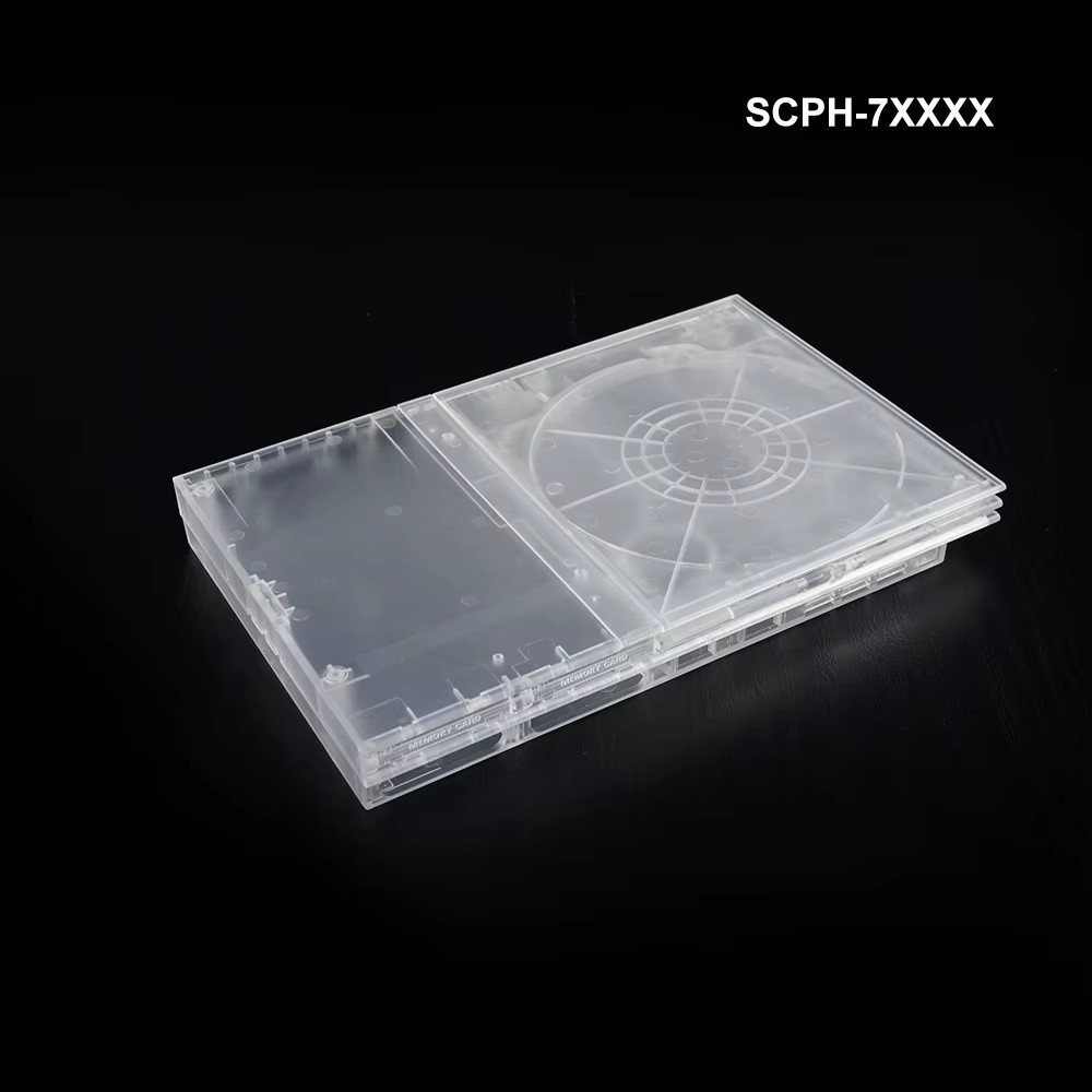 Playstation 2 Slim PS2 Full Replacement Console Shell Housing Transparent Clear