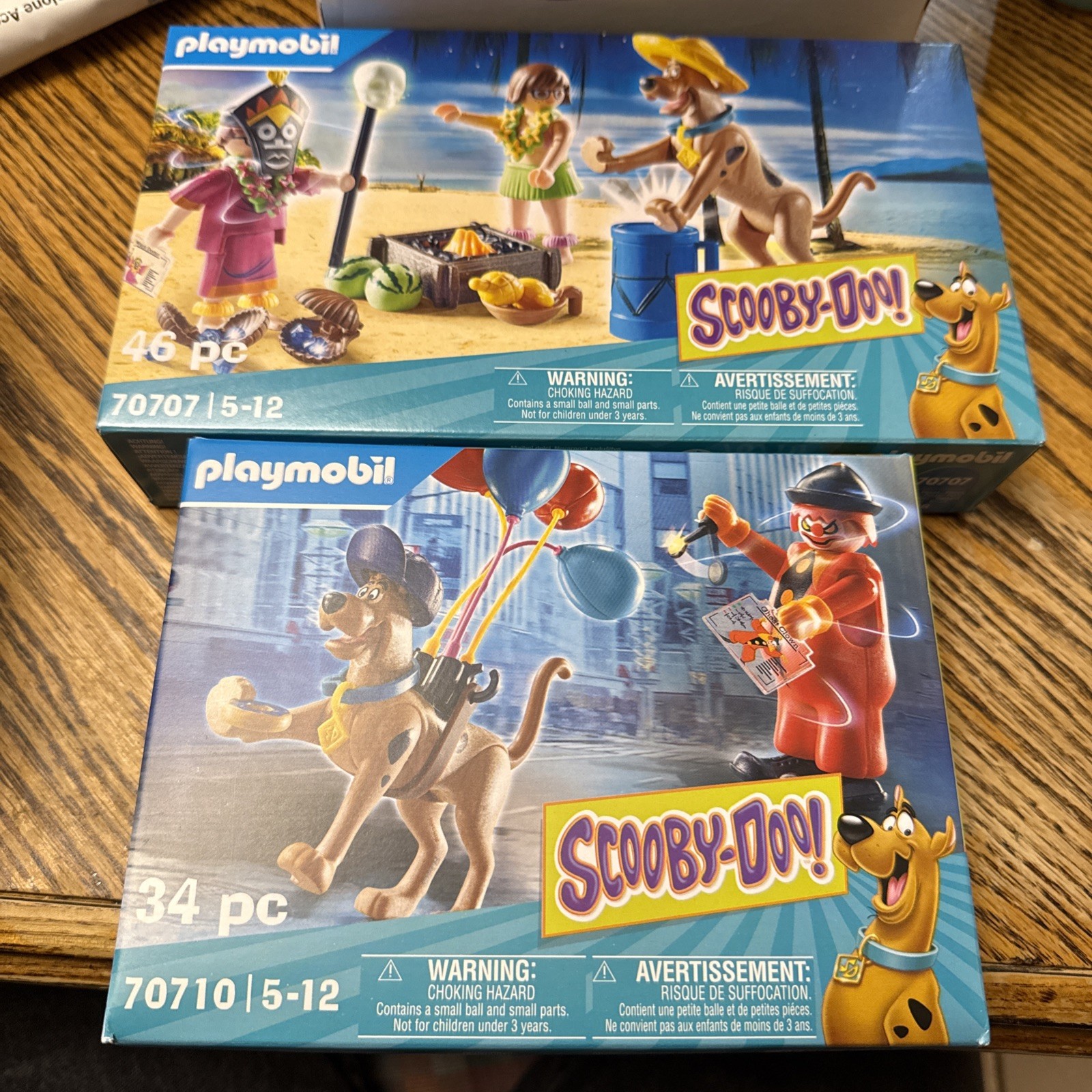 Lot Of 2  Scooby-DOO PLAY MOBIL Ghost Clown 70710 & Witch Doctor 70707