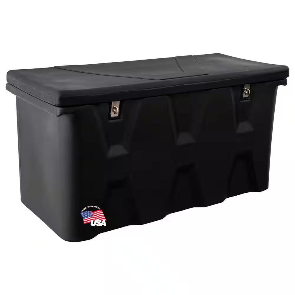 All-Purpose Chest Truck Tool Box in Plastic 44 In. Matte Black