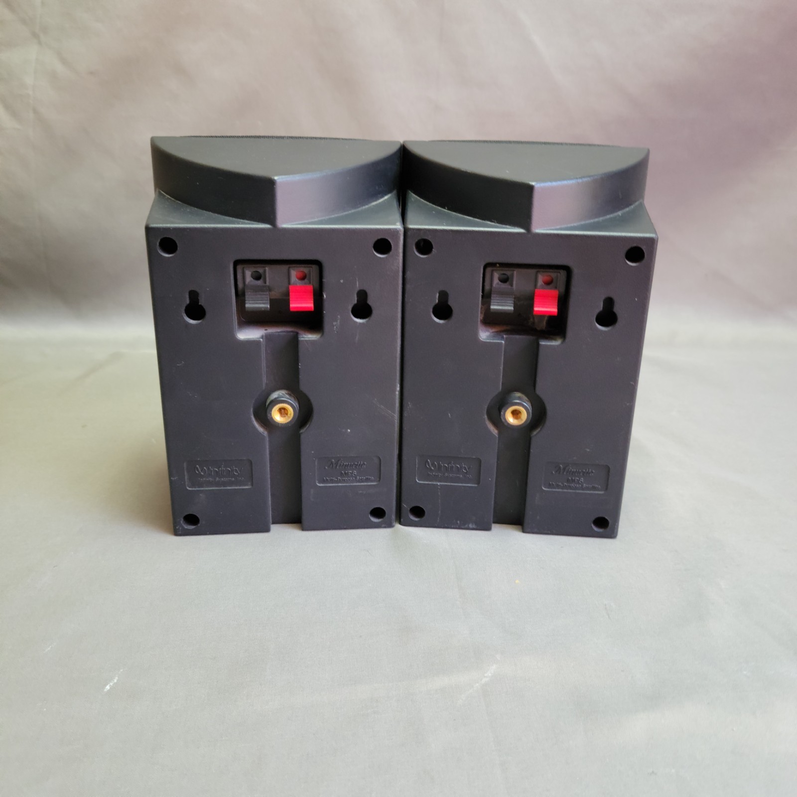 2 - Infinity Minuette Satellite Speakers MPS - Tested.
