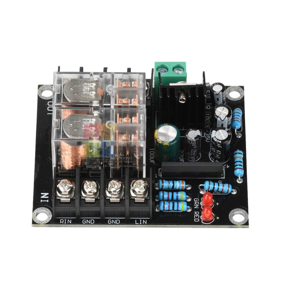 UPC1237 Stereo Speaker Protection Board Delay Boot Circuit Module 12V-18V 300W*2