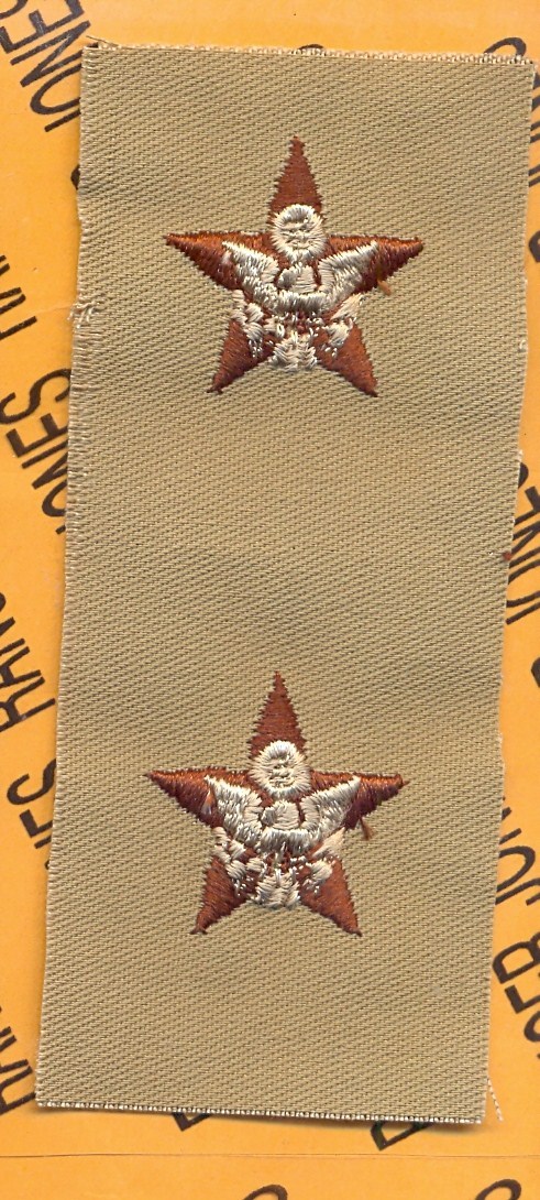 US Army General Staff GS Branch Desert DCU sew on patch set