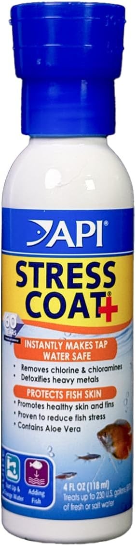 STRESS COAT Aquarium Water Conditioner 32-Ounce Bottle