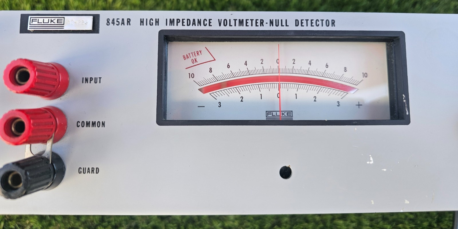 Fluke 845AR High Impedance Voltmeter - Null Detector