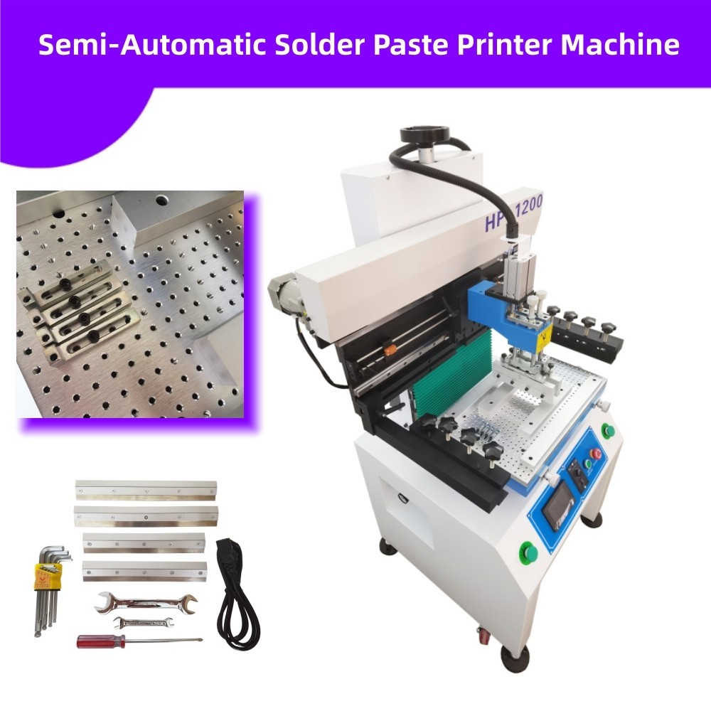 110V Solder Paste Printing Machine PCB Outer Or Pin Positioning