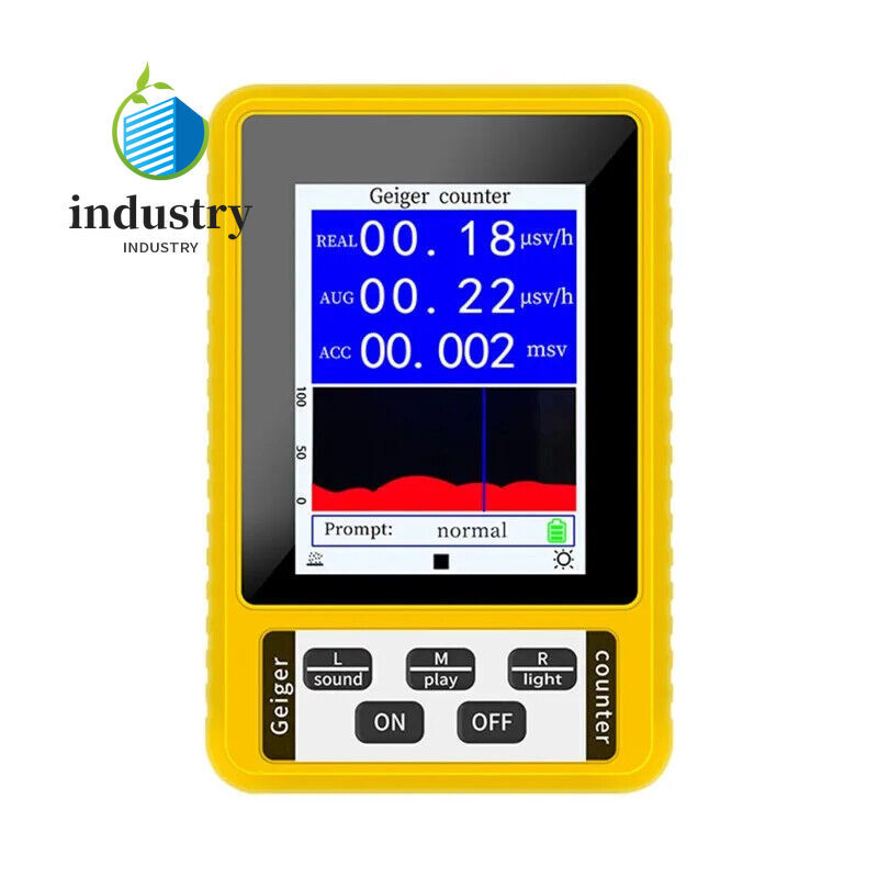 BR-9C 2-in-1 Handheld Digital Electromagnetic Radiation Nuclear Detector New