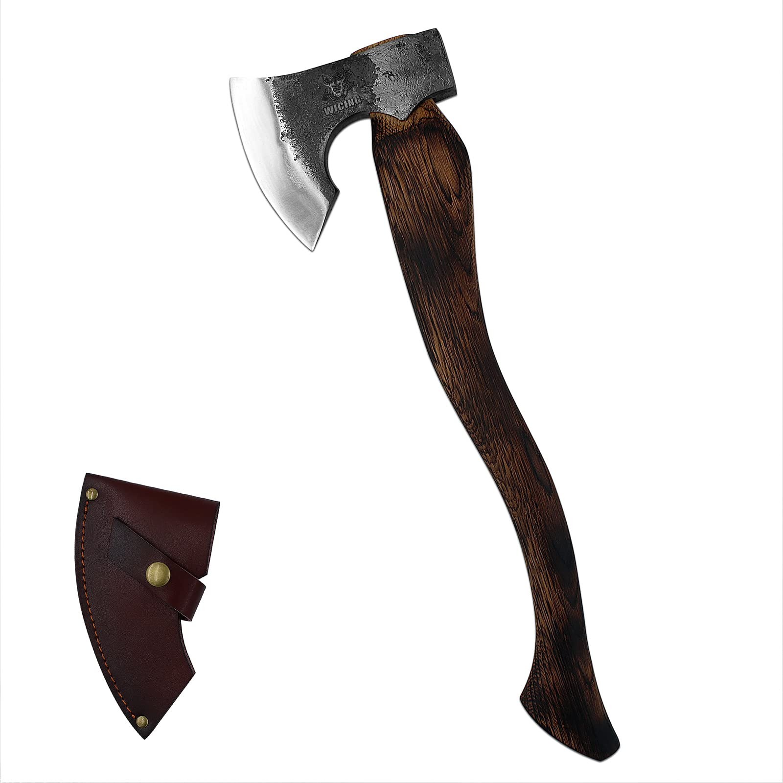 WICING Camping Axe - 21 inches Chopping for Wood Splitting and WJ