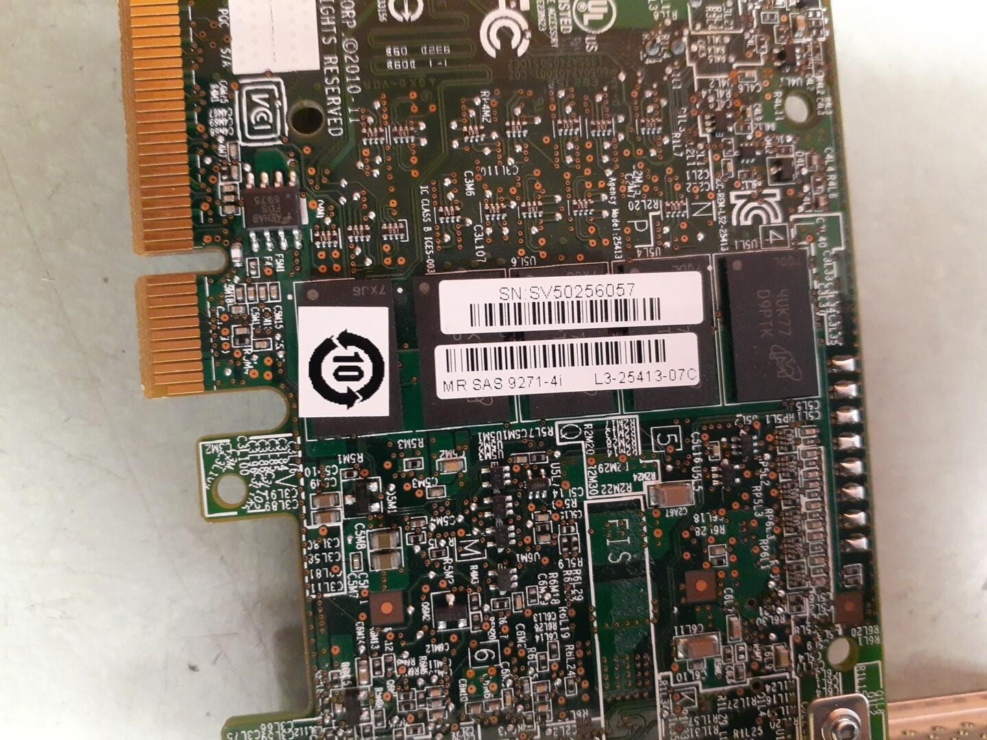 LSI PCI Express Controller RAID Card 500605B L3-25413-07C
