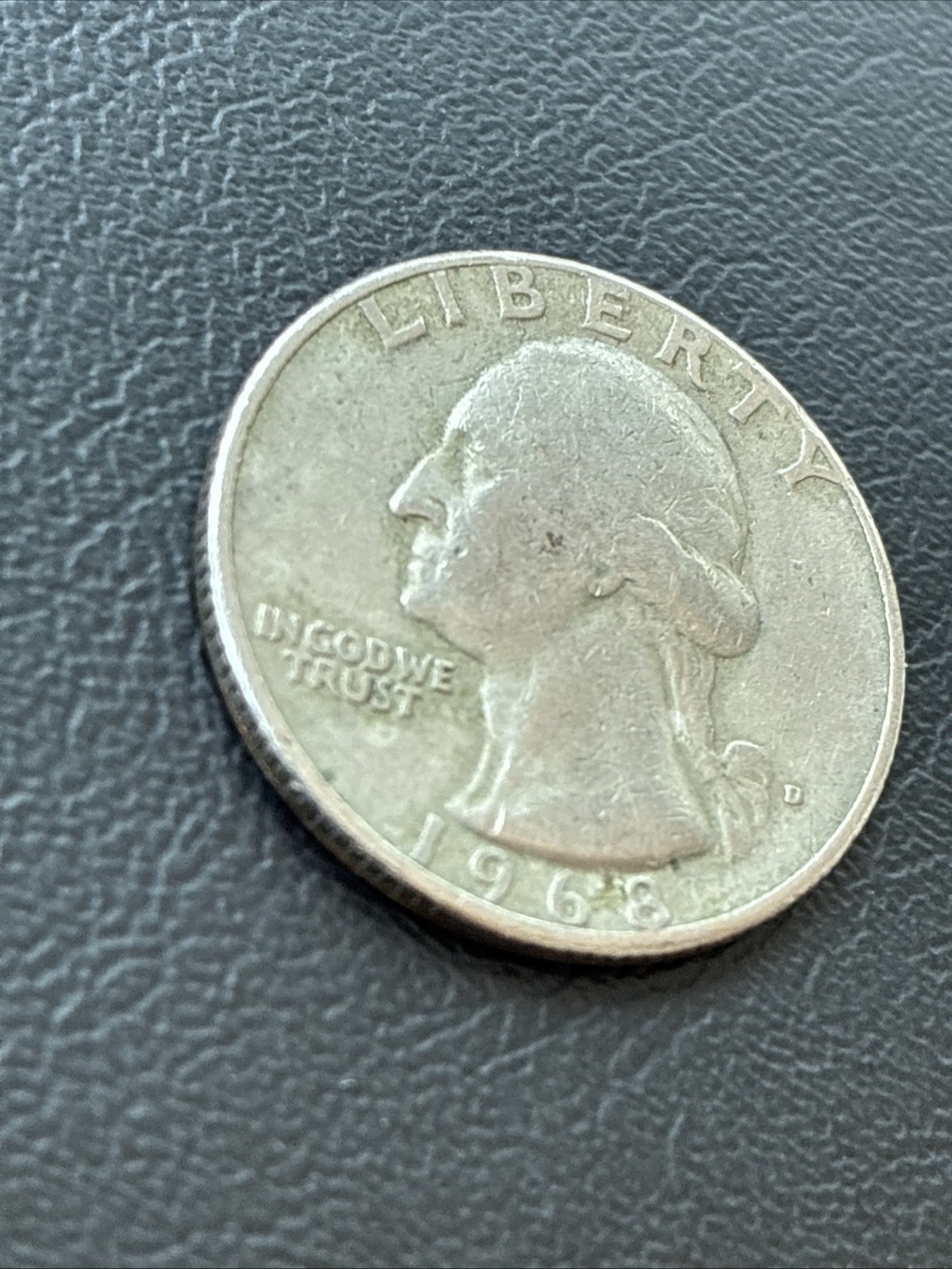 Multiple Errors, Rare 1968 Washington Quarter, D Mint Mark