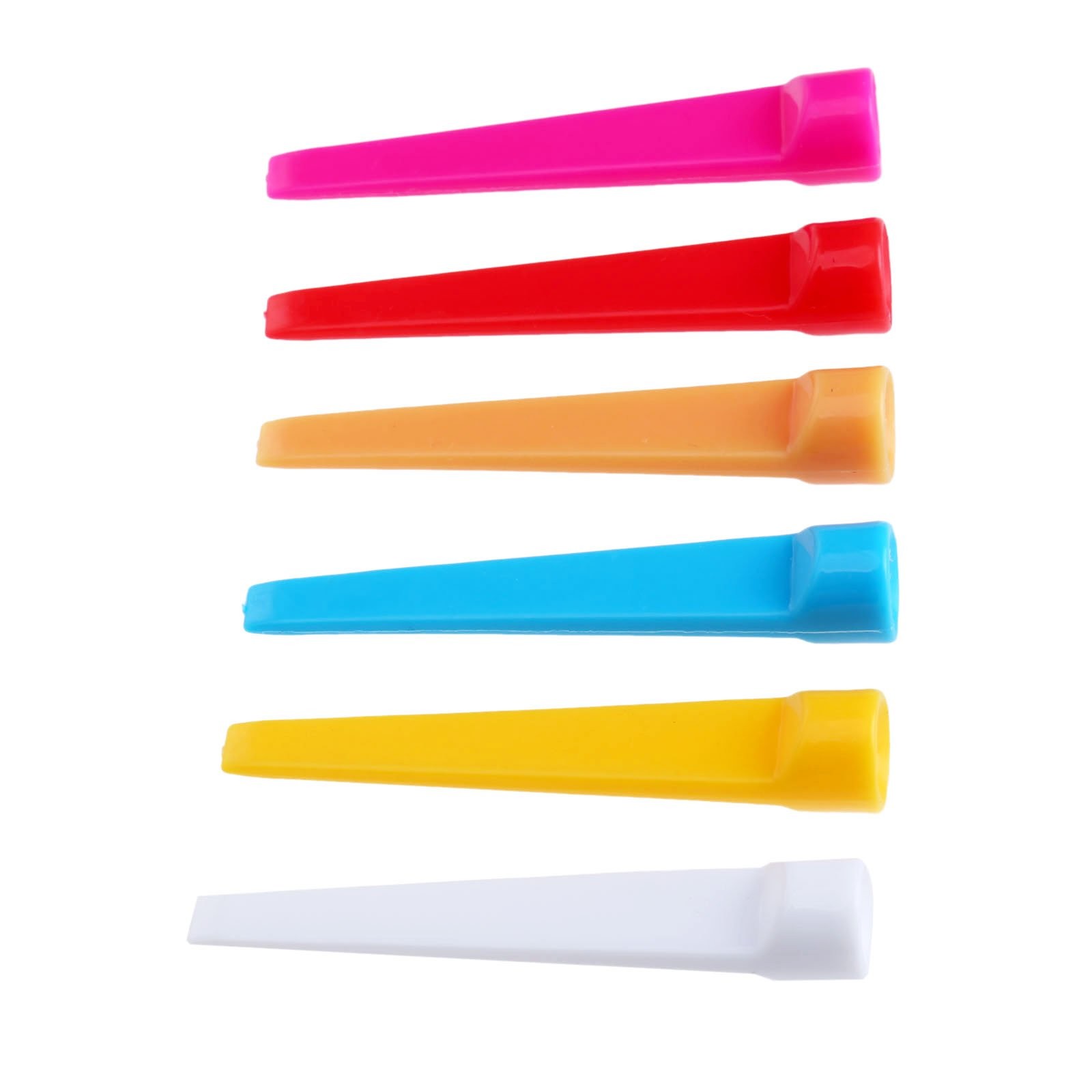 MUXSAM Wedge Golf Tees, Plastic 2-3/4 inch 100 Pack, 70mm Long Flat Tee Golf