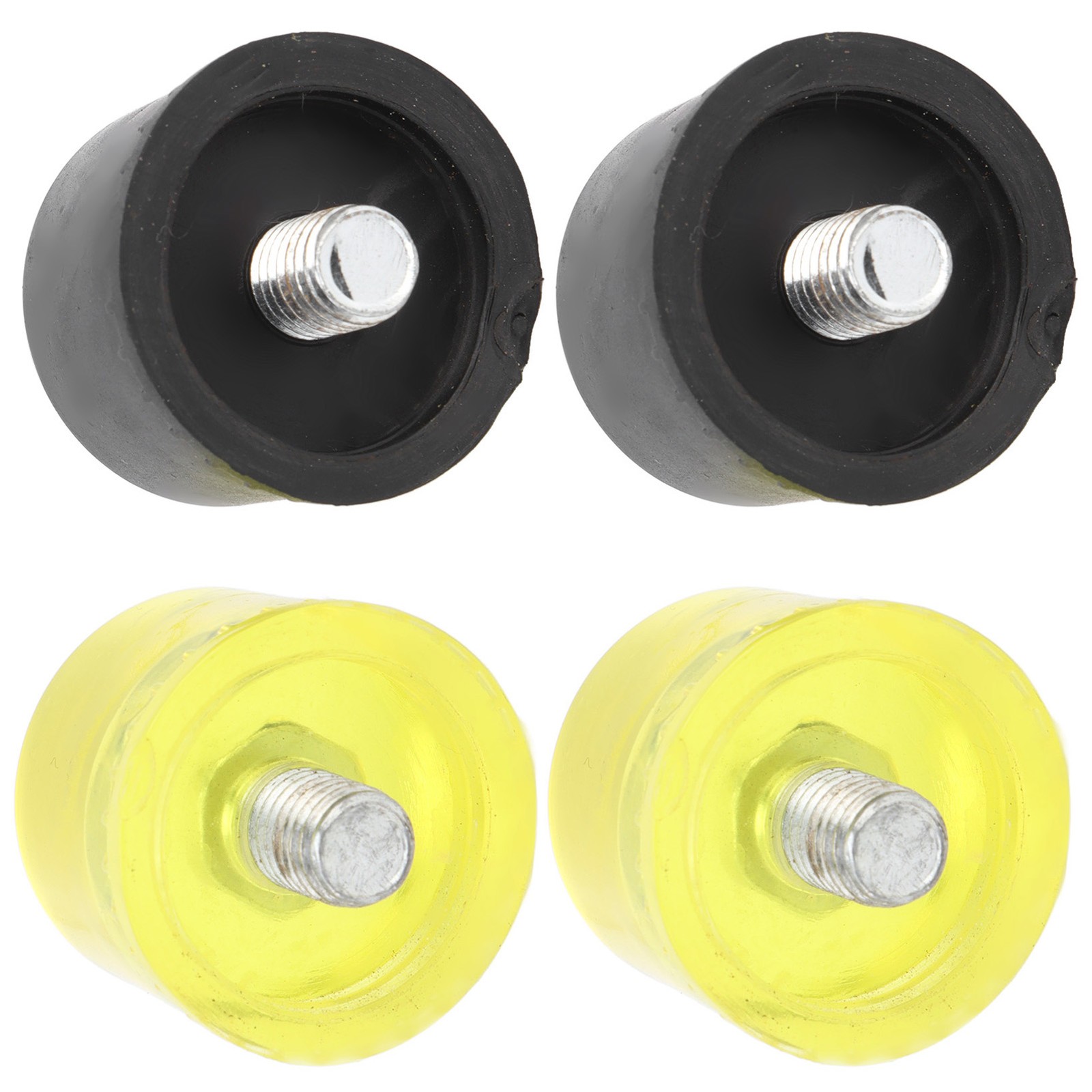 2 Set Rubber Striking Head Hammer Replacement Tips Set
