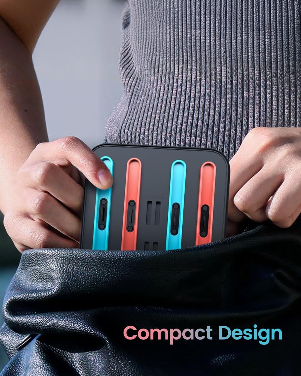 Nintendo Switch 2 Joy-Con Charging Dock Station Controller Charger LED RGB USB-C