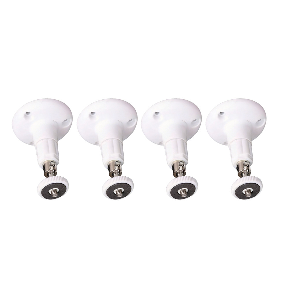 4PCS Wall Mount Bracket for Surveillance Cameras Adjustable Angle ABS Material