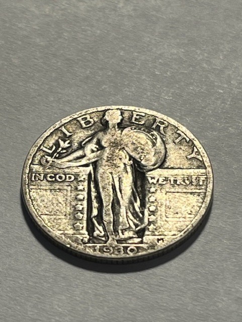 1930-S Standing Liberty Quarter/Silver/VG #18017-2