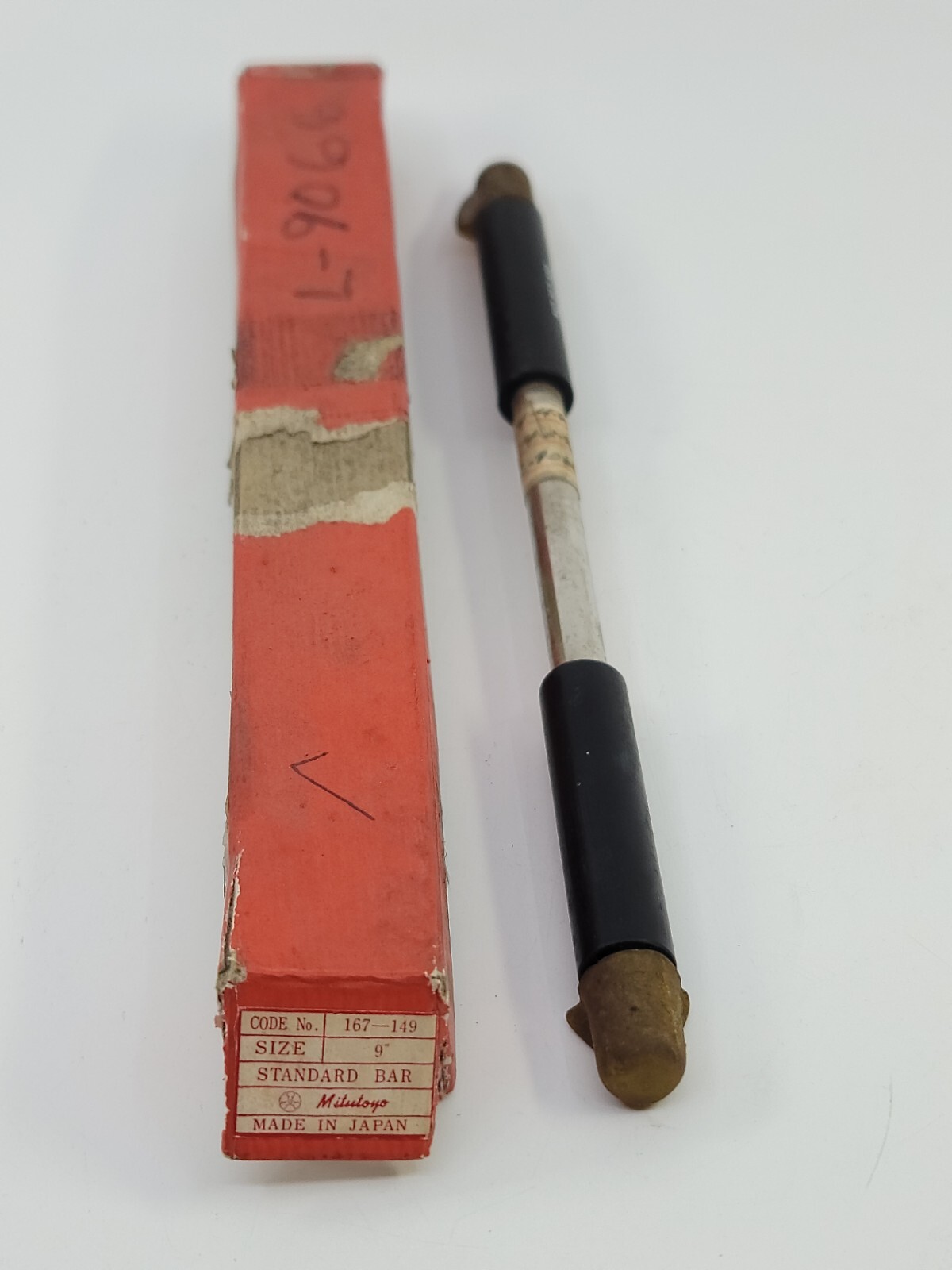 Mitutoyo 9" Standard Bar w/Grip  167-149 Japan Machinist Tool With Box Inspected