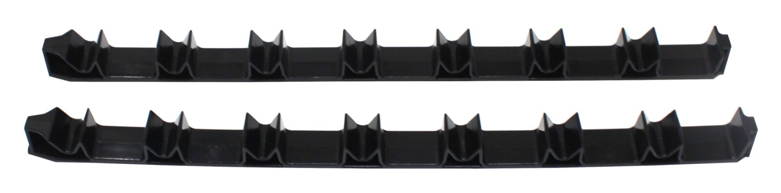 Low Profile Plastic Black 14 Tool Screw Driver Organizer Rail Kit