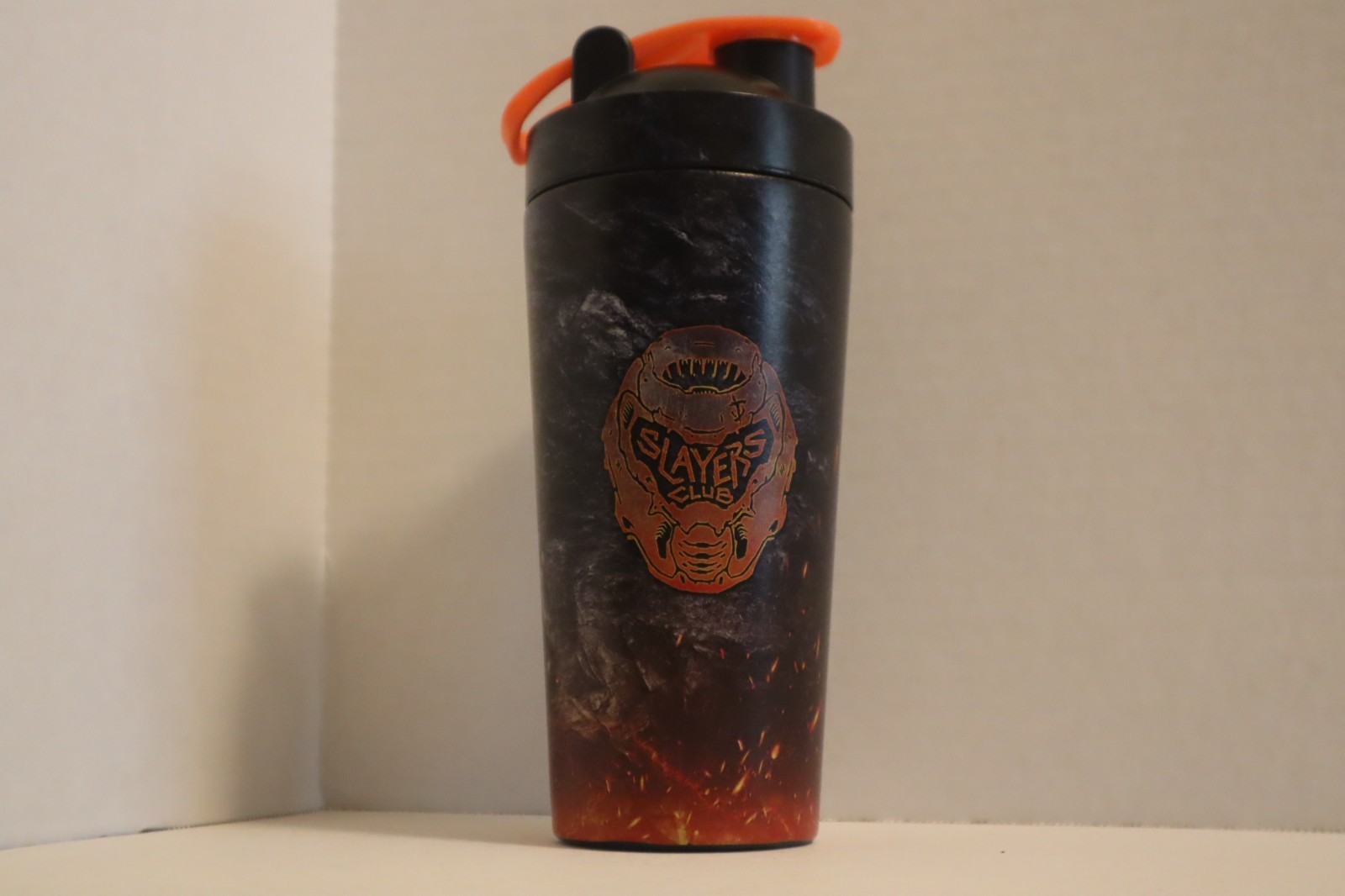 G Fuel Doom Eternal Doomguy Slayers Club Tall Metal Shaker Cup Mixer 24 oz