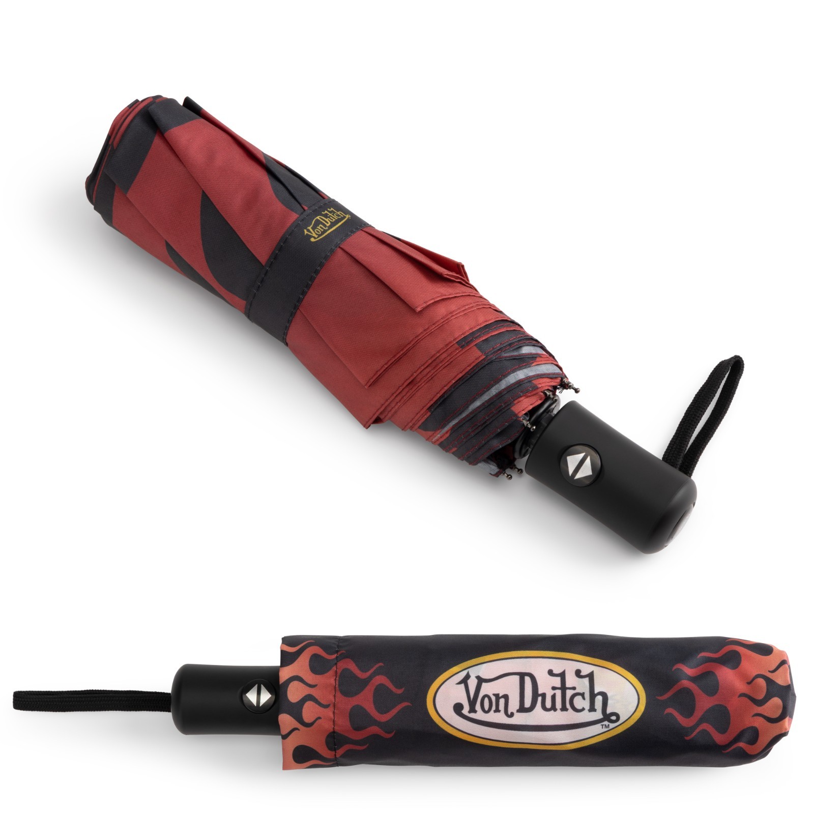 Von Dutch Nitro Compact Automatic Umbrella, Strong & Portable