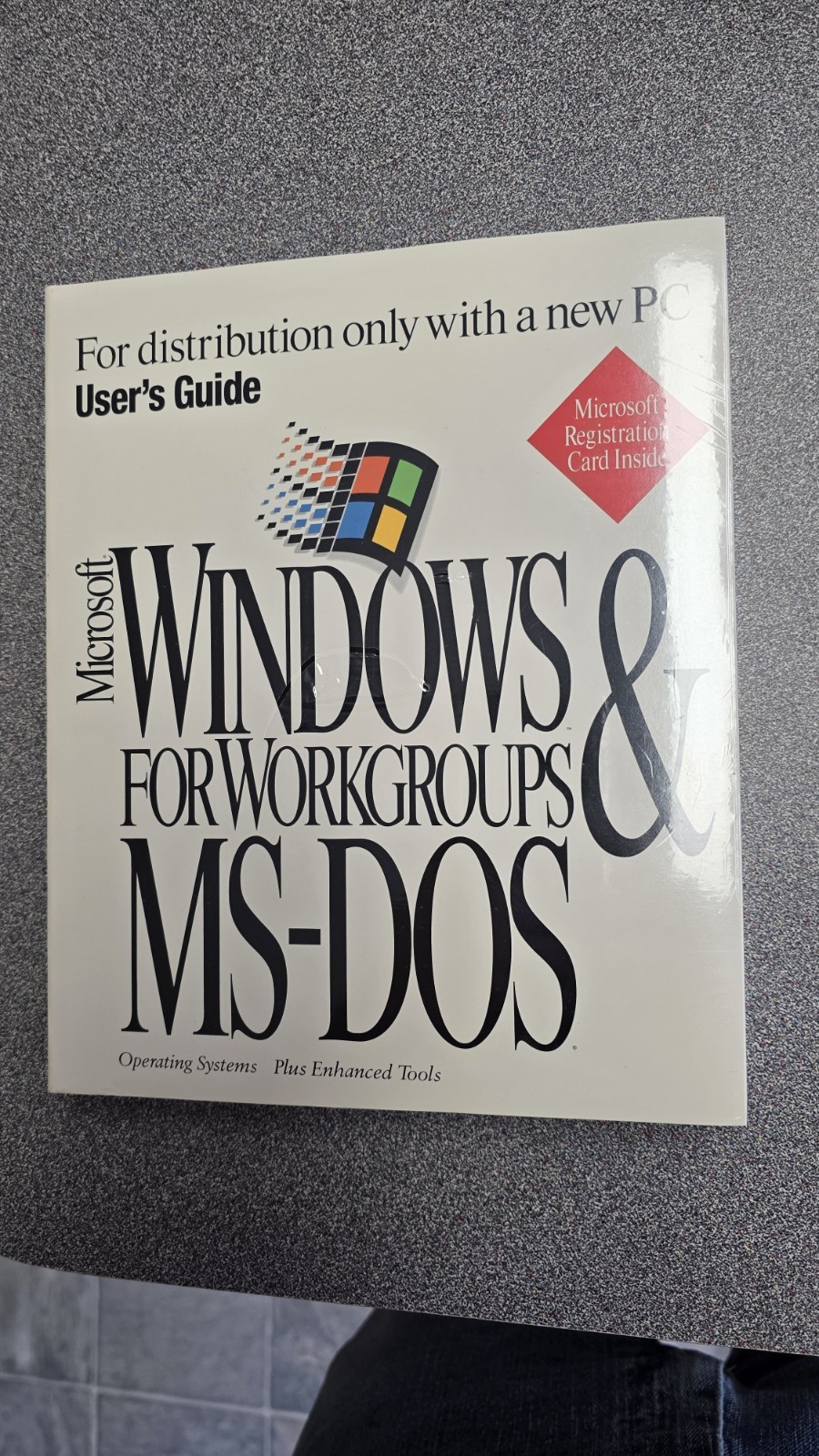 SEALED Microsoft Windows for Workgroups 3.11 & MS-DOS