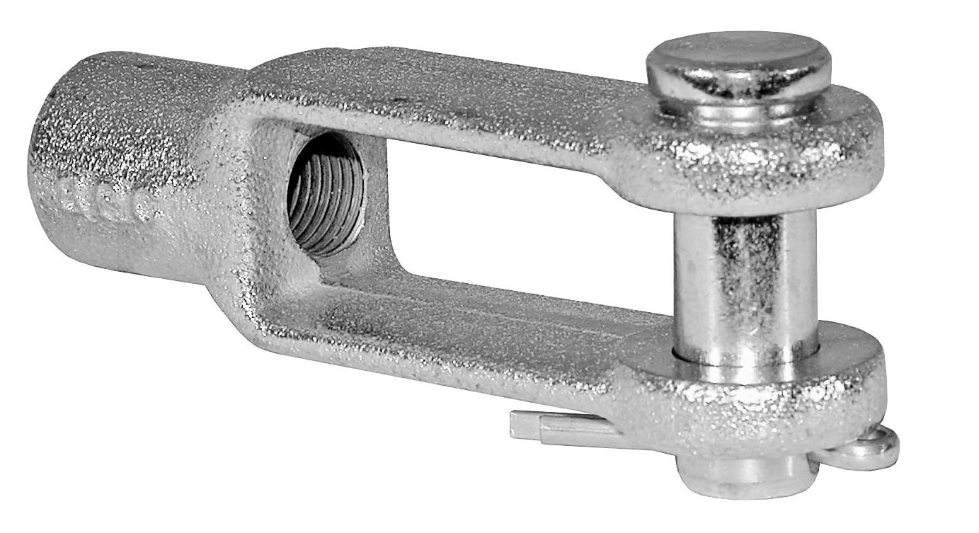B27083A14ZKT 5/16 Inch Clevis with Pin and Cotter Pin KIT-Zinc Plated