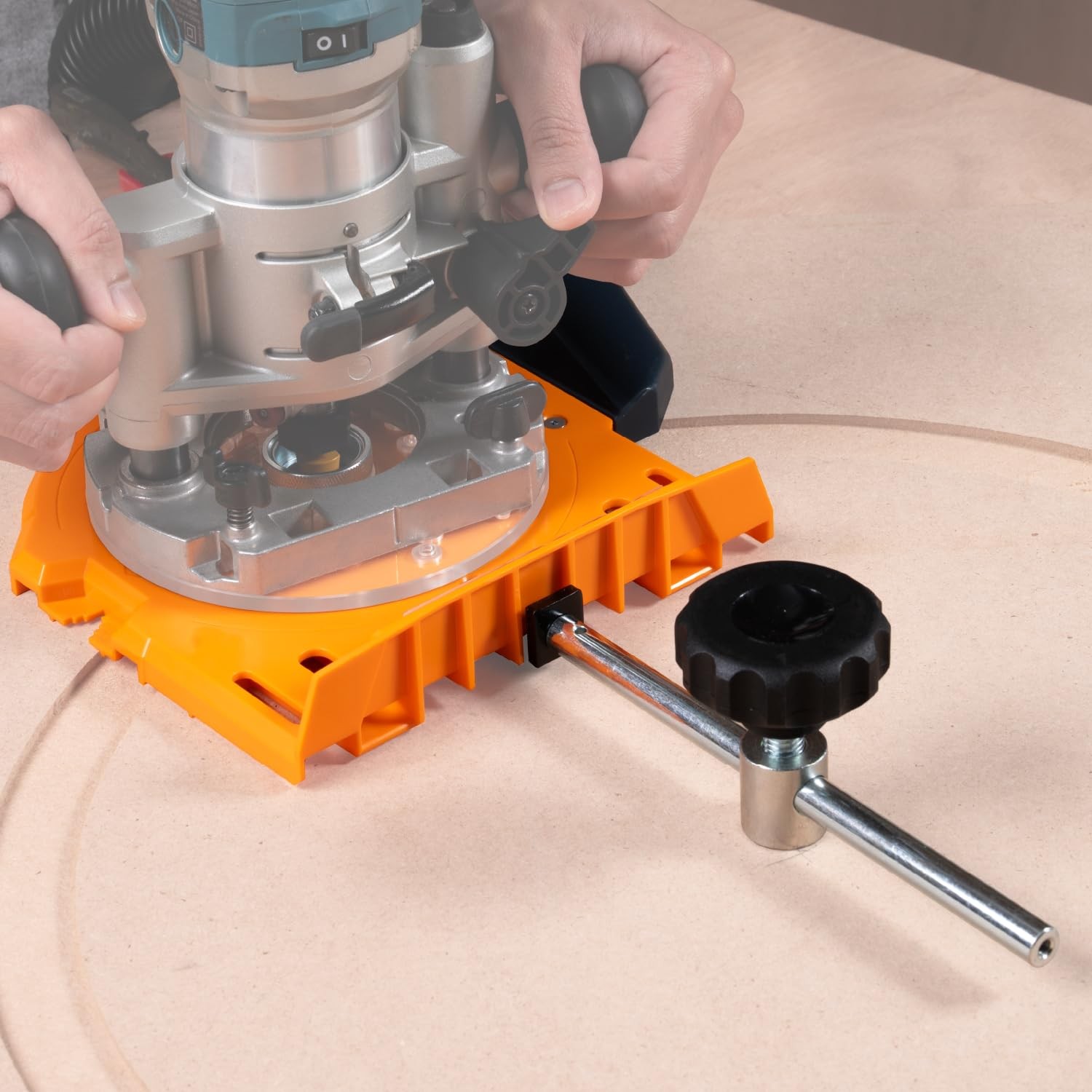 Router Circle Cutting Jig – Adjustable Router Template System for 11" to 54" ...