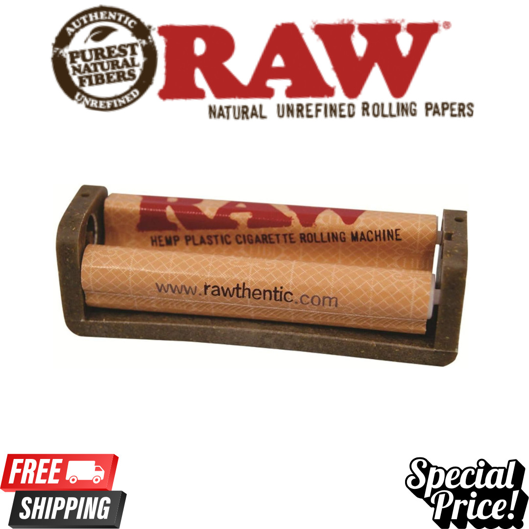 RAW Authentic Composite Plastic Cigarette Rolling Machine 79mm Full Box 12 count