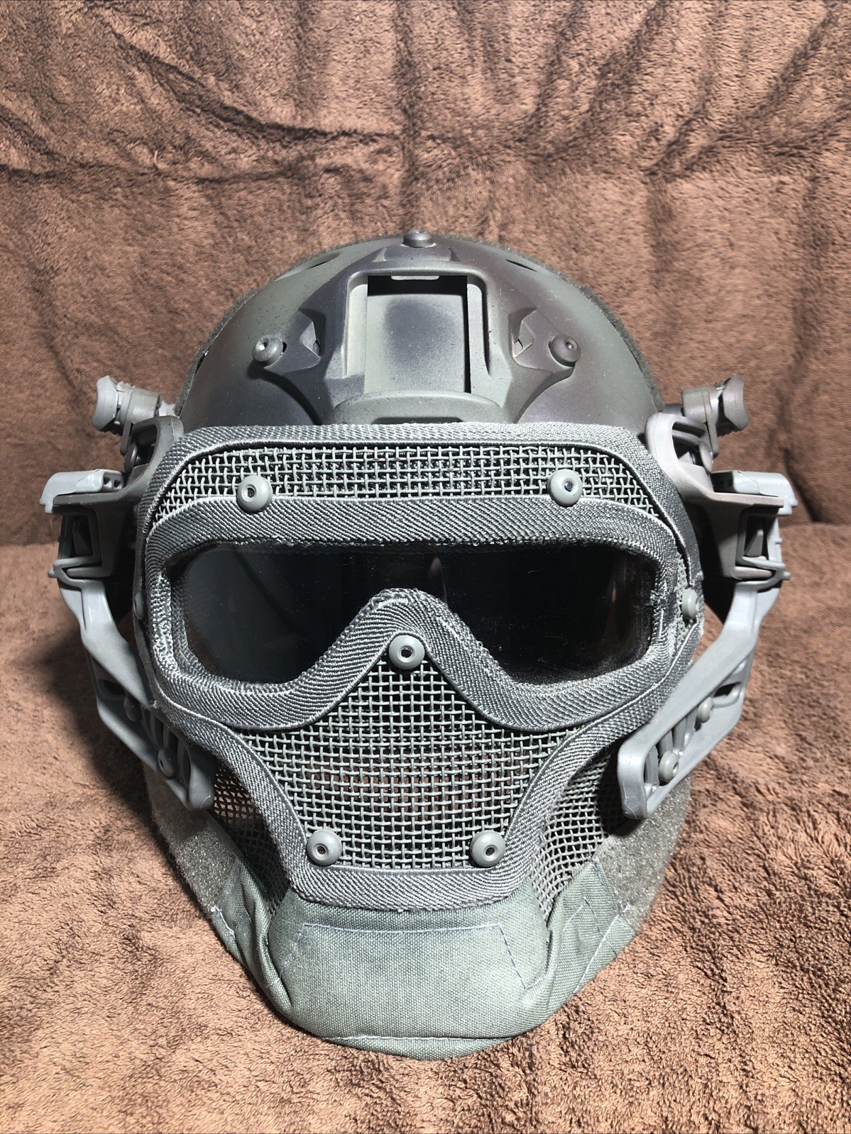 Airsoft Paintball Tactical Fast Helmet Goggles & G4 System Games Full Face Mask