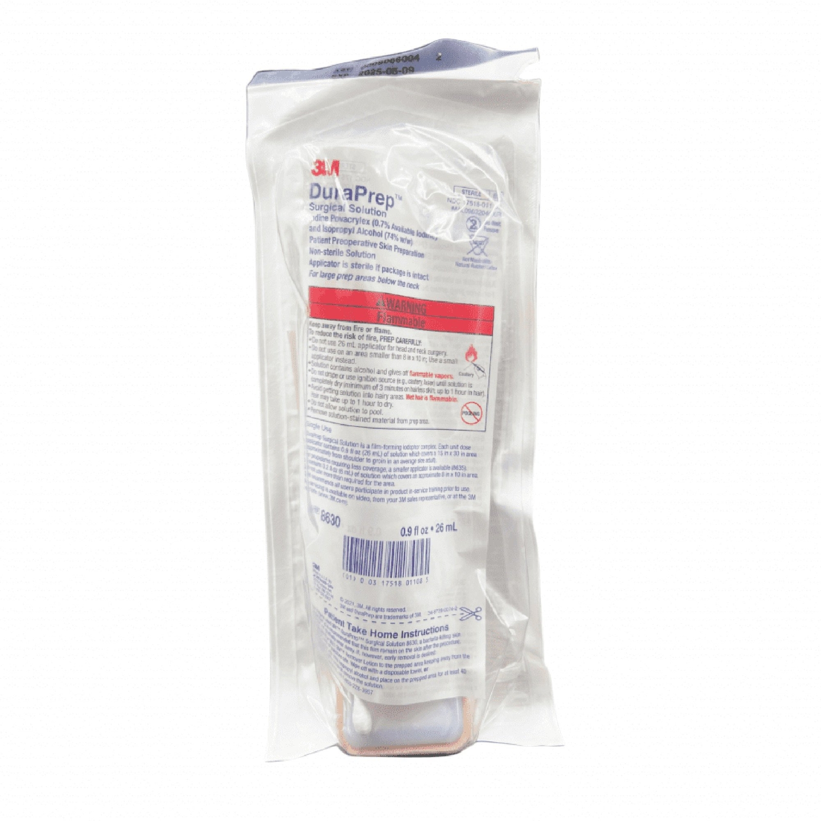 3M DuraPrep Skin Prep Solution NonSterile 8630 20 Count(s) 1 /Count