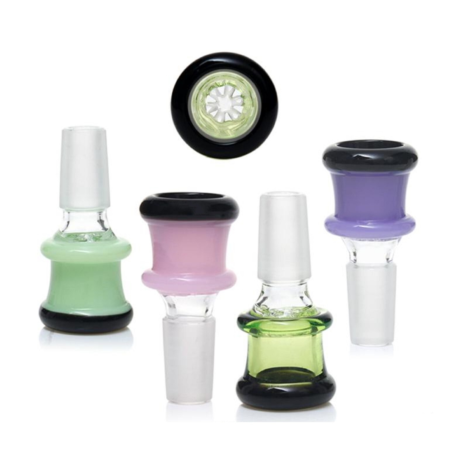 14mm Glass Bowl  Thick Mobius Style Best Male slide UNIQUE Screen ✨ 🌟 ⭐ 🎆💥