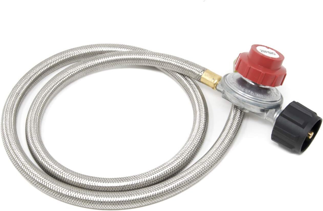 Gas One 2113 0-20PSI Propane Regulator with Hose 4 ft