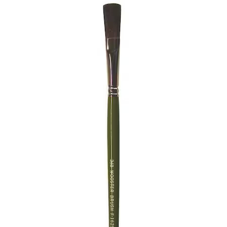 Wooster F1625-3/8 3/8" Artist Soft, Ox Hair Bristle, Paint Brush, Wood Handle