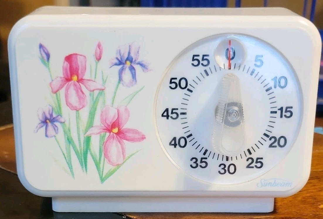 Vintage PFALTZGRAFF Sunbeam Iris KITCHEN TIMER