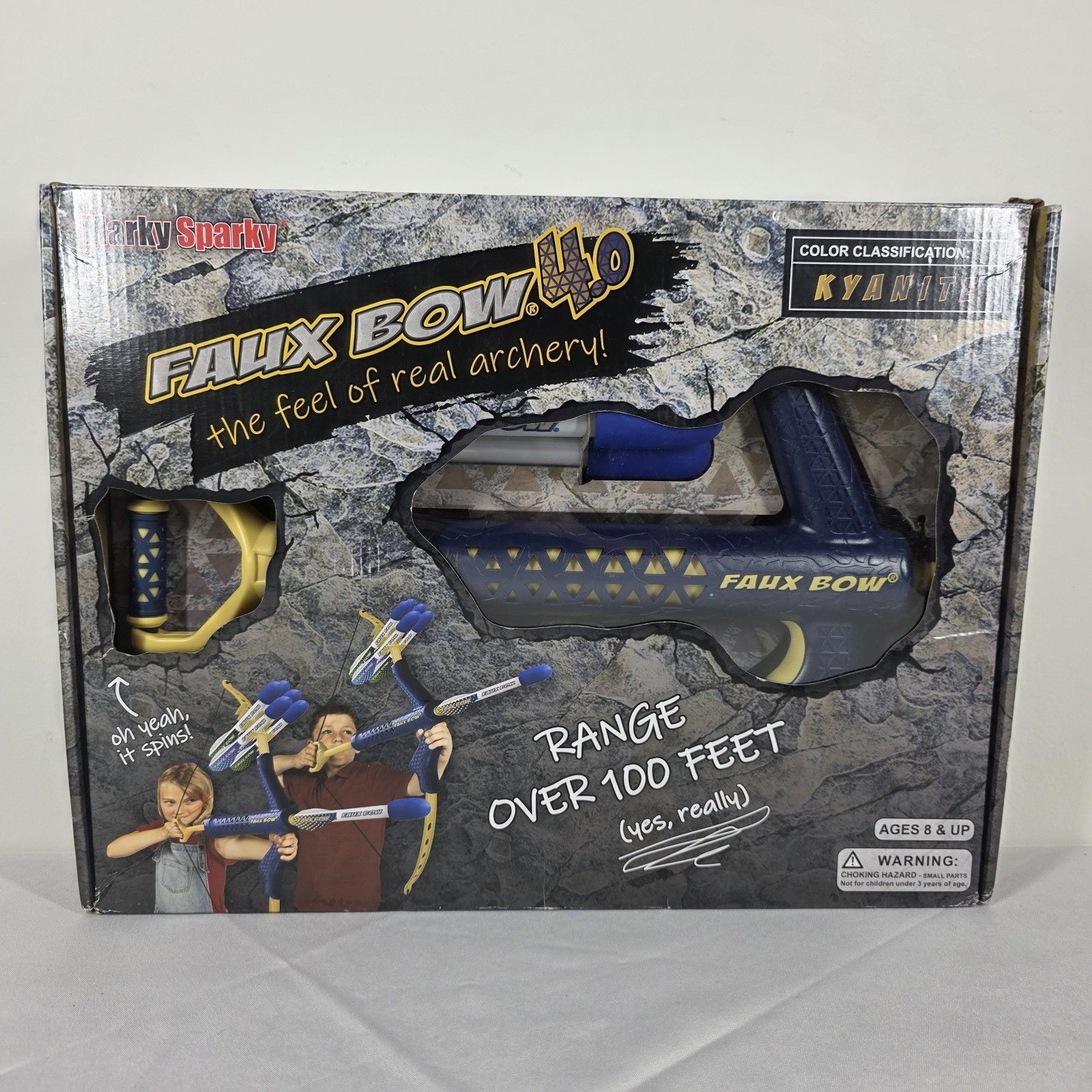 Marky Sparky FAUX BOW 4.0 Kyanite Shoots Over 100 Feet New Sealed Ages 8 & Up