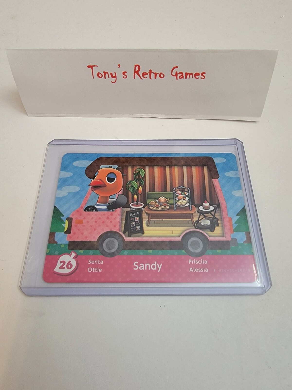 !SUPER SALE! *EUROPEAN* 26 SANDY WELCOME HOME ANIMAL CROSSING RV AMIIBO CARD!