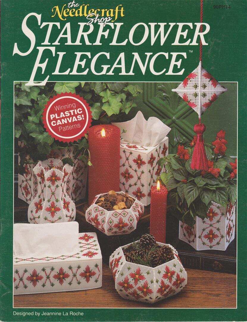 OOP!!! PLASTIC CANVAS STARFLOWER ELEGANCE