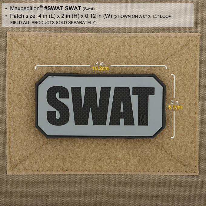 Morale Patch - MAXPEDITION - SWAT Identification - Urban SWAT colors